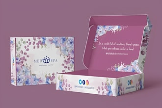 do mailer box design, product packaging design with fast delivery