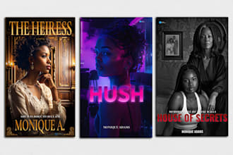 craft a cinematic urban fiction book cover