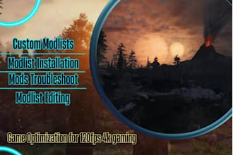 be your mod and troubleshoot expert for any games like skyrim,fallout4,cp2077