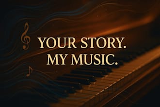 compose a custom piano piece for your story, message or occasion