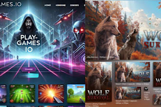 do game banner steam capsule game ui game poster game art logo steam graphics