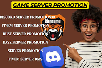 minecraft server promotion, fivem server promotion and active minecrafts player
