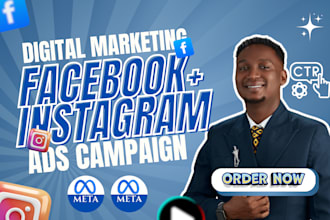 setup facebook instagram meta ads campaign, leads and sales marketing expert