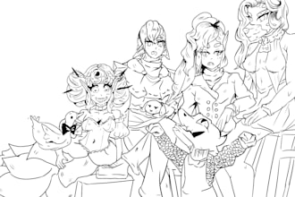 create digital illustrations or tokens for dnd