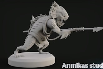 sculpt 3d toys head miniature 3d doll action figure zbrush for 3d print
