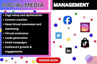 be social media marketing manager and content creator for your brand