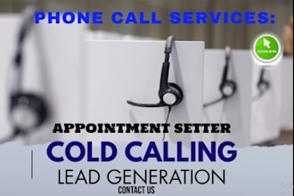 be expert appointment setter or cold calling for UK, USA, canada, uae, australia