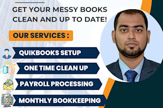 do complete quickbooks bookkeeping, bank reconciiation and payroll processing