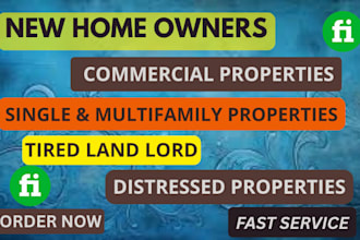 generate new homeowners leads, off market leads, llc foreclosures, pre probate