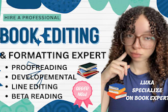 write book ebook editing blurb creation for amazon kindle