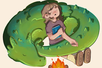 create a whimsical illustration for you