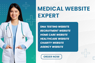 design dna testing, recruitment, home care, healthcare, charity, agency website
