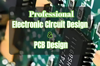 do pcb design, circuit schematic, hardware development, and pcb assembly