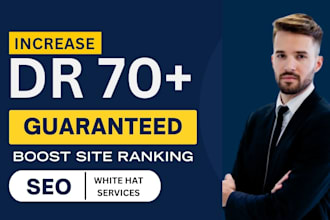 increase domain rating DR 70 ahrefs moz authority da