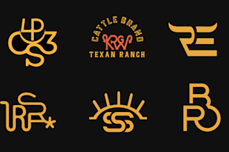 do modern western, ranch, clothing, cattle brand, wordmark logo design