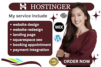 create hostinger website wordpress website design  wordpress hostinger website
