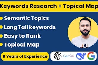 do seo keywords and semantic topical research, clustering for topical authority