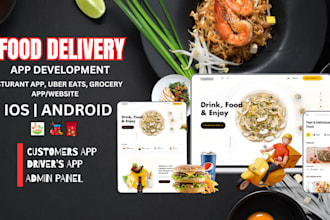 do flutter food delivery app restaurant website uber eats mobile app development