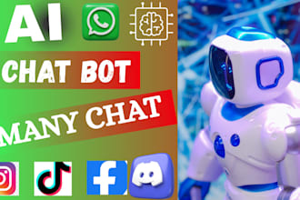 build manychat ai chatbot for all social media platforms