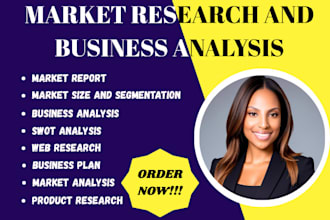 do market research, business plan, competitor and swot analysis