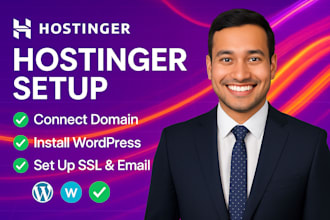 set up your website hosting with hostinger professionally