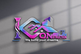 design a real estate , construction and realtor business logo and branding kit