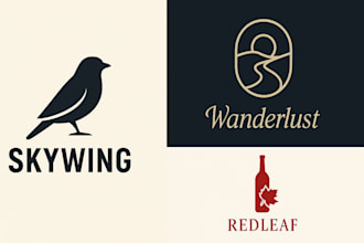 design line art logo with free revisions