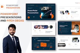 design business presentation and pitch deck