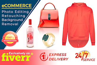 do ecommerce and amazon product image editing, retouching