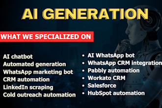 build ai sdr agent,whatsapp crm connect,ai pabbly workato ai b2b lead generation