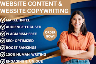 provide expert website copywriting and SEO article writing