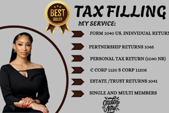 accurately prepare and efile your US tax returns with expert
