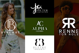 do luxury clothing fashion cosmetics beauty logo design