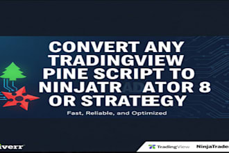 convert ninjatrader indicator, ninjatrader strategy to tradingview pinescript