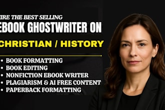 ghostwrite children ebook, book formatting christian ebook editing and proofread