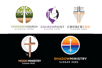 do unique ministry, church, or religious logo design