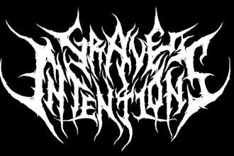 create a brutal death metal logo