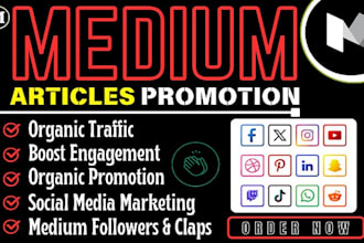 do viral promotion to your medium article