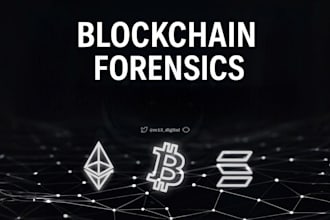 conduct blockchain forensic analysis for investigation, acounting and compliance