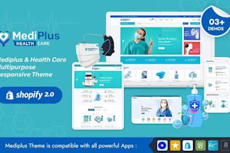 design medicine store, shopify, online pharmacy, drugstore ecommerce website