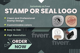 design modern vintage badge logo stamp