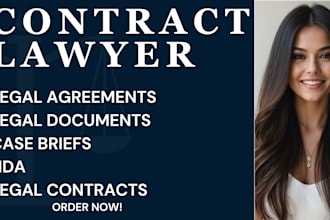 draft legal agreements, documents, contracts, case briefs, nda