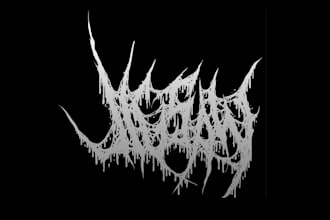 make death metal, slam, and brutal logo for you