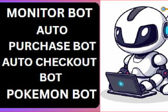 build monitor bot pokemon bot auto checkout bot auto purchase bot