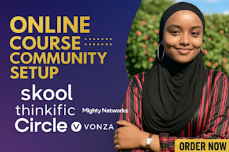 build online course community on podia thinkific skool mighty networks teachable