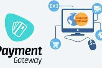 develop custom payment processor, payment app, payment gateway website, banking