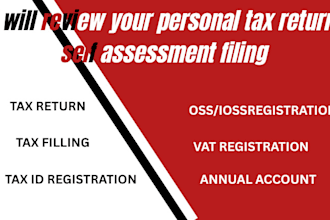 review your personal tax return self assessment filing