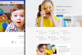 childcare website preschool daycare website and  website kindergarten