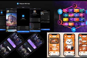 create telegram mini app , telegram mini app game  crypto telegram trading bot,