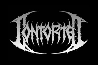 draw death metal logo, slamming,gore grind,black metal